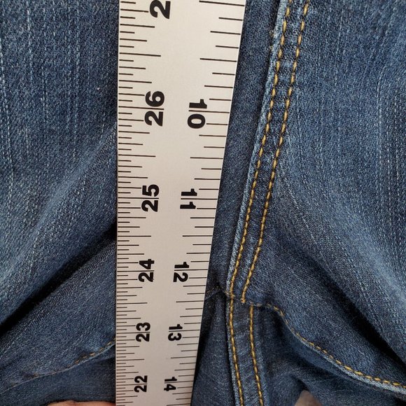 Torrid Premium Sky High Rise Size 24R Skinny Distressed Stretch Denim Jeans - Picture 5 of 10
